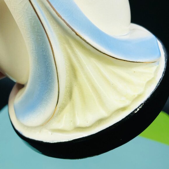 Vintage 60s SHAFFORD Porcelain Madonna with Baby Planter Rosary Holder Figurine - Picture 4 of 15